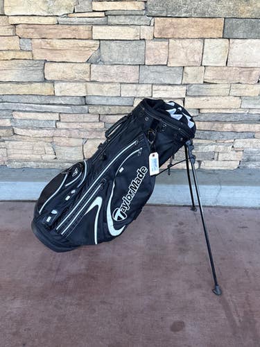 Used Taylormade GOLF STAND BAG Mens Stand Bag Black 11835-S000197246