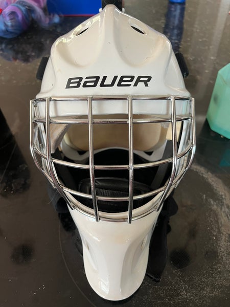Junior Bauer Goalie Mask (Used)