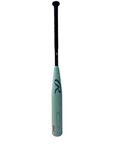 Used Rawlings R00714823 BB/SB USA 2 5/8 Bat Turquoise 31" 11835-S000198184
