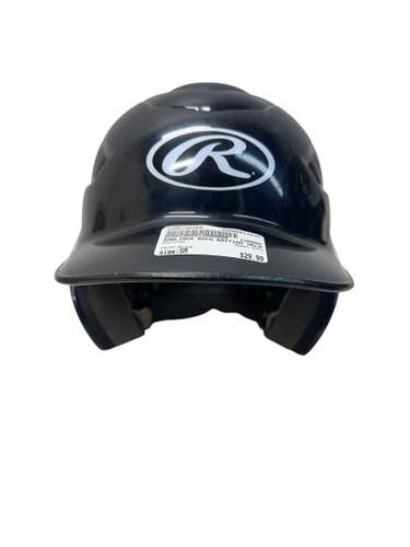 Used Rawlings RCFH Batting Helmet No Mask Black SM 11835-S000198269