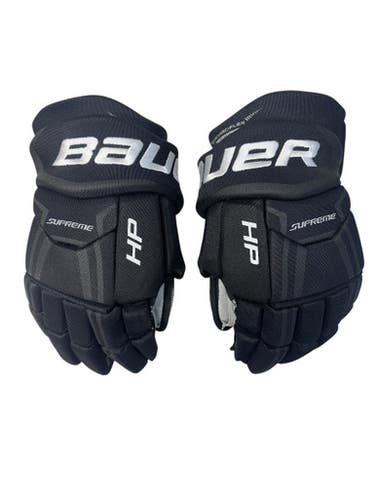 Used Bauer SUPREME HP Senior Gloves White/Black/Yellow 14" 11835-S000198276
