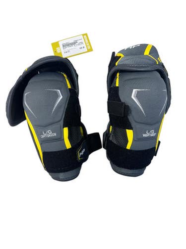 Used Bauer SUPREME HP Senior Elbow Pads Yellow And Grey LG 11835-S000198277