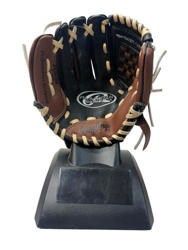 Used Rawlings PL90BK BB/SB Glove T-ball Black 9" 11835-S000198115