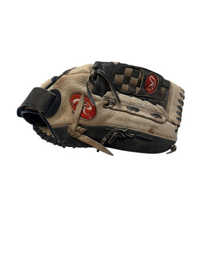 Used Rawlings RBG6W BB/SB Glove RH Throw Black And Natural 12 1/2" 11835-S000198116
