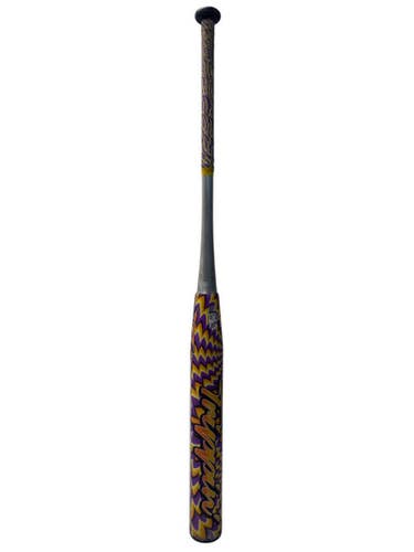 Used Monsta TRIPPIN USSSA BB/SB Slowpitch Bat Purple And Gold 34" 11835-S000198117