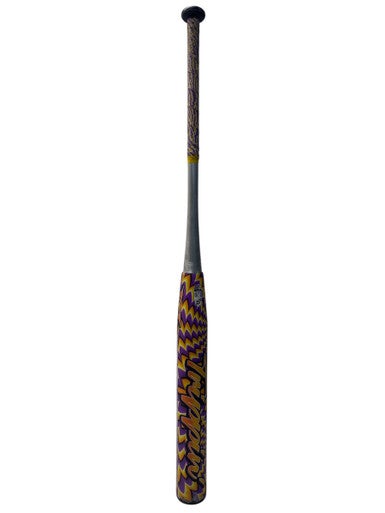 Used Monsta TRIPPIN USSSA BB/SB Slowpitch Bat Purple And Gold 34" 11835-S000198117