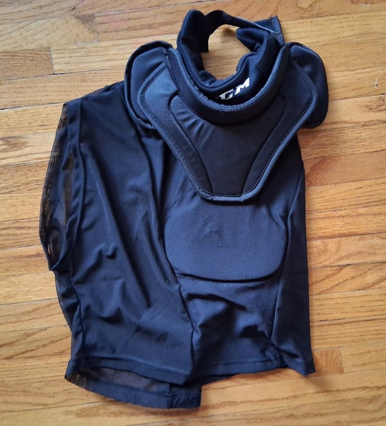 CCM TC PRO JR throat collar hockey goalie neck guard shirt (Used)