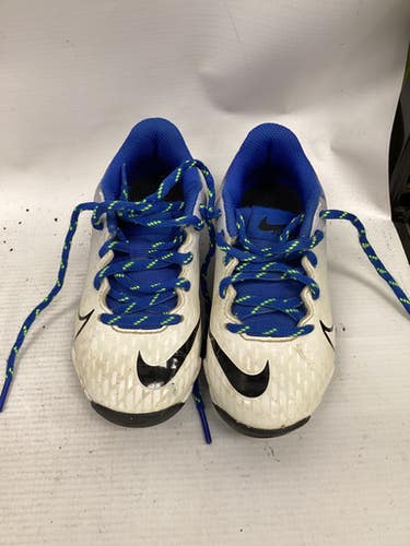 Used Nike SOFTBALL CLEAT BB/SB Cleats White Youth 10.0 11851-S000037940