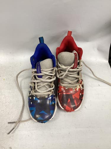 Used Under Armour FREEDOM BB/SB Cleats White/Red/Navy Youth 13.0 11851-S000037936