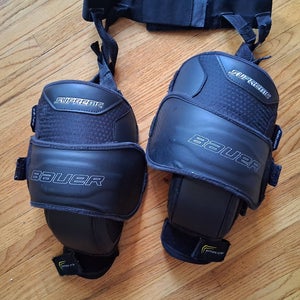 Bauer Supreme hockey goalie knee pads (Used)