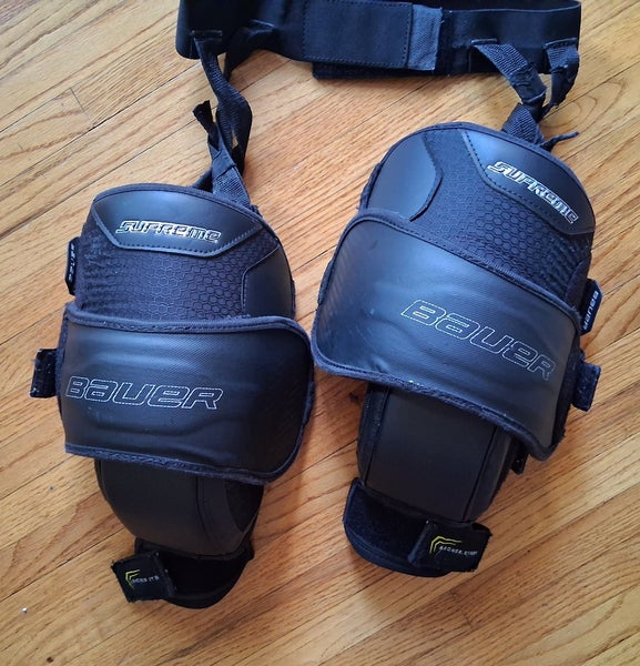 Bauer Supreme hockey goalie knee pads (Used)