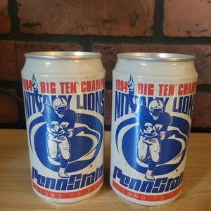Vintage Penn State Nittany Lions 1994 Big Ten Champions Pepsi Cans
