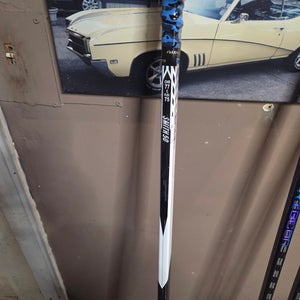 Senior All Black Right Handed Hockey Stick Pro Stock (Used)