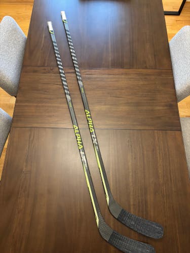 Senior Warrior Alpha Lx 20 Left Hand Hockey Stick P90 Pro Stock (Used)