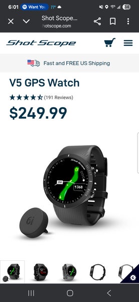 Shot Scope GPS Watch (Used)