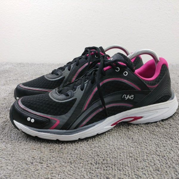 Ryka Sky Walk 2 Womens Size 9.5 Running Shoes Memory Foam Black Walking Trainers