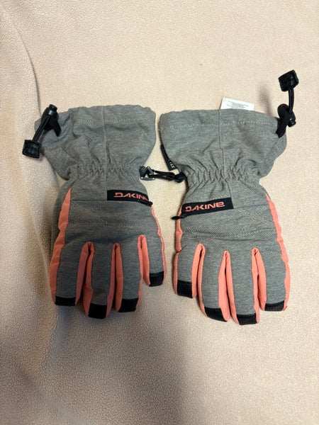 Gray Small Kids Unisex Dakine Gloves