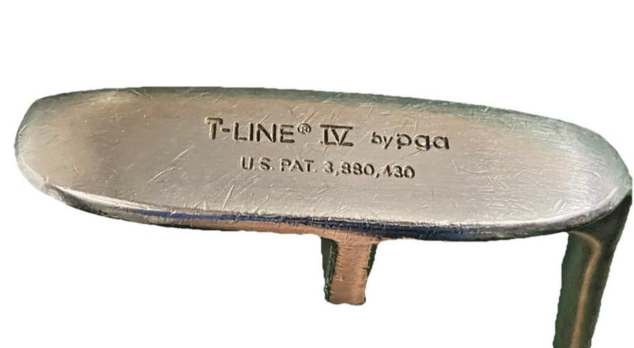 PGA T-Line IV Napa Blade Putter RH Steel 35" Pro Only Grip Nice Vintage Club