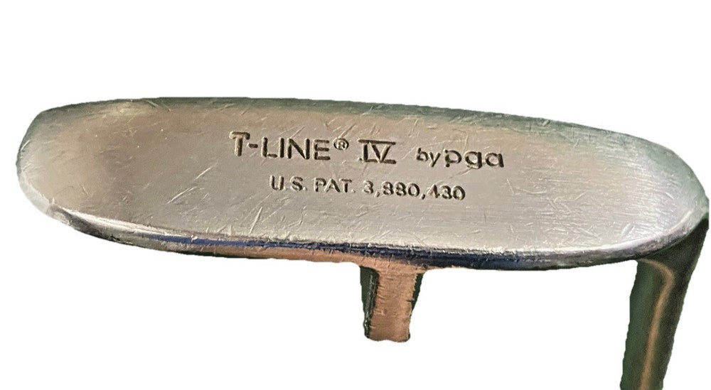 PGA T-Line IV Napa Blade Putter RH Steel 35" Pro Only Grip Nice Vintage Club