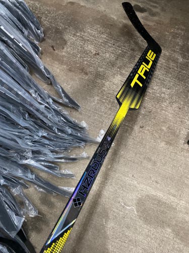 1x New True Hzrdus 9x4 Goalie Stick T31 26” Yellow