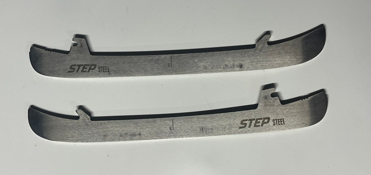 CCM STEP STEEL RUNNERS SIZE 247mm USED