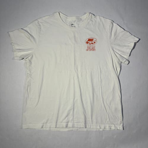 Nike White T-Shirt The Art of Sport XXL