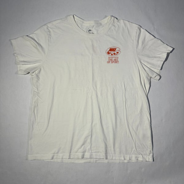 Nike White T-Shirt The Art of Sport XXL