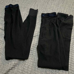 Lot of 2 Pairs Hanes Classic Thermal Underwear, Size Adult Small