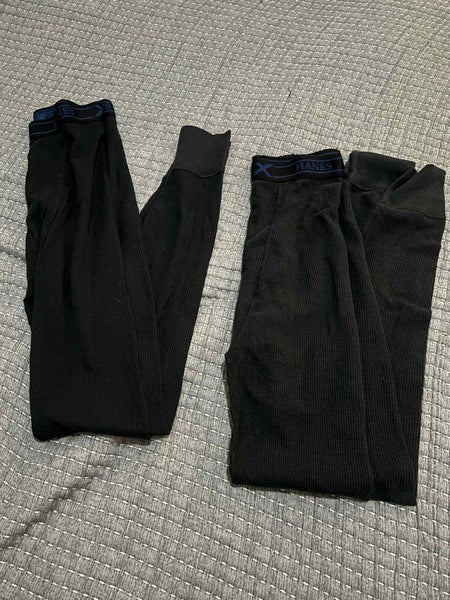 Lot of 2 Pairs Hanes Classic Thermal Underwear, Size Adult Small