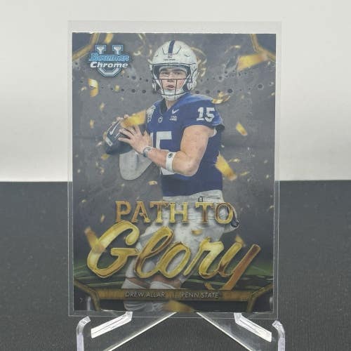 Drew Allar Penn State 2024 Bowman U Football Path To Glory Insert #PG-6