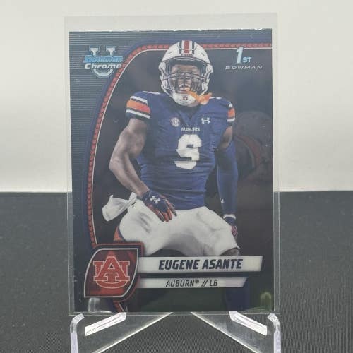 Eugene Asante Auburn Tigers 2024 Bowman U Football 1st Bowman Base #73