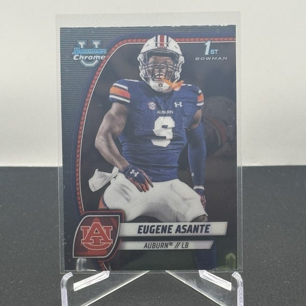 Eugene Asante Auburn Tigers 2024 Bowman U Football 1st Bowman Base #73