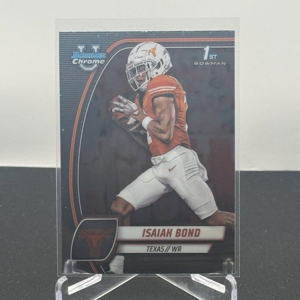 Isaiah Bond Texas Longhorns 2024 Bowman U Football 1st Bowman Base #60