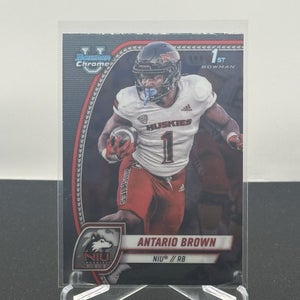 Antario Brown Northern Illinois 2024 Bowman U Football 1st Bowman Base #13