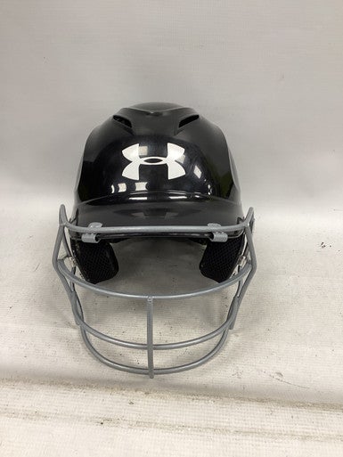 Used Under Armour UABH100 Batting Helmet w/Mask Black S/M 11851-S000037898
