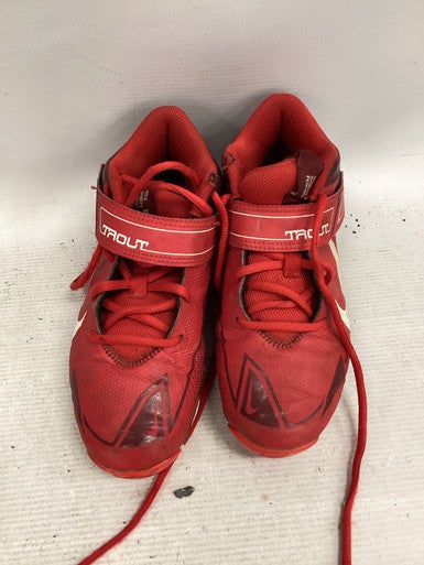 Used Nike TROUT BB/SB Cleats Red Junior 04 11851-S000037906