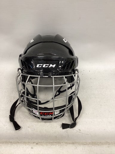 Used CCM COACHES HELMET Helmet Cage Combo Black SM 11851-S000037421