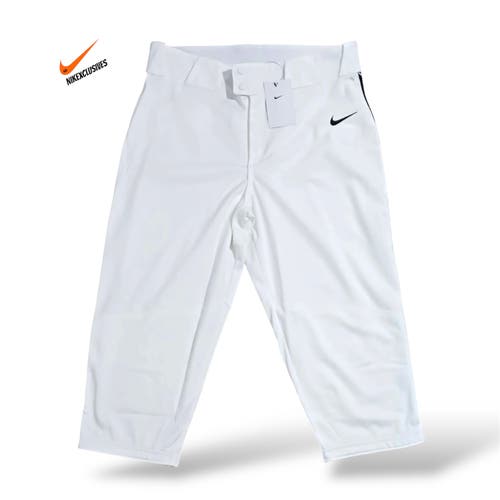 Size Medium NIKE Men’s Vapor Select Team Baseball 3/4 Piped Pants BQ9021-106