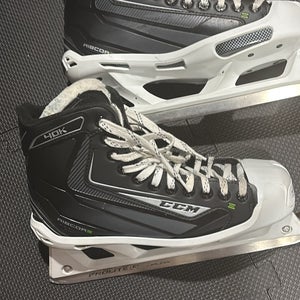 CCM RibCor 40K Hockey Goalie Skates Regular Width 8 (Used)