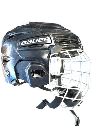 Used Bauer PRODIGY NOT CERTIFIED Helmet Cage Combo Black One Size 11860-S000298002