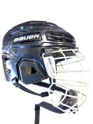 Used Bauer IMS 5 EXPIRED Helmet Cage Combo Black SM 11860-S000298004