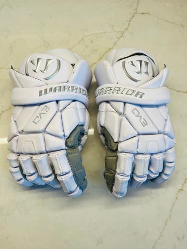 Warrior EVO QX Lacrosse Gloves Medium (New)