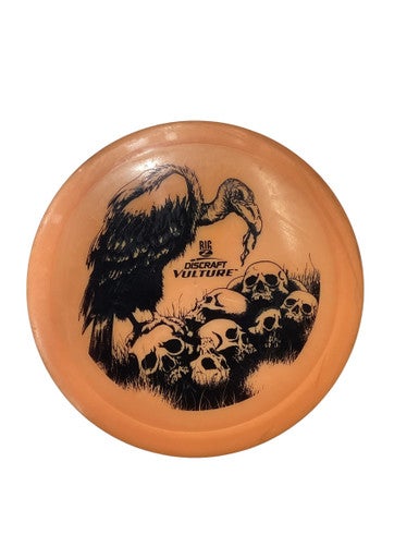 Used Discraft VULTURE Disc Golf Driver Orange 11884-S000052774