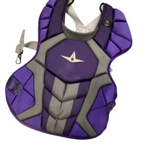 Used All Star PURPLE CHEST PROTECTOR Catchers Chest Protector Purple Adult 11884-S000052765