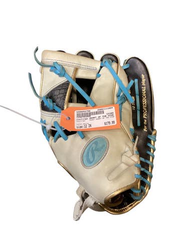 Used Rawlings HEART OF THE HIDE BB/SB Glove RH Throw White 12" 11884-S000052756