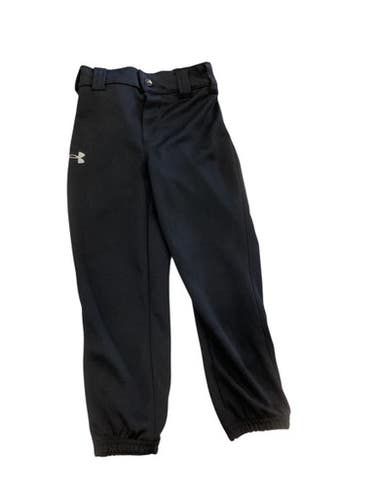 Used Under Armour BASEBALL PANTS BLK BB/SB Pant Boys Black SM 11884-S000052750