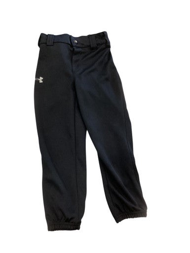 Used Under Armour BASEBALL PANTS BLK BB/SB Pant Boys Black SM 11884-S000052750