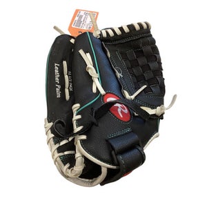 Used Rawlings FASTPITCH SOFTBALL BB/SB Glove LH Throw Black 11 1/2" 11884-S000052743