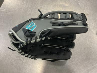 Used Wilson A500 BB/SB Glove RH Throw Black 12 1/2" 11614-S000221780