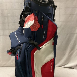 Used Maxfli HONORS Mens Stand Bag White/Red/Navy 11490-S000265844